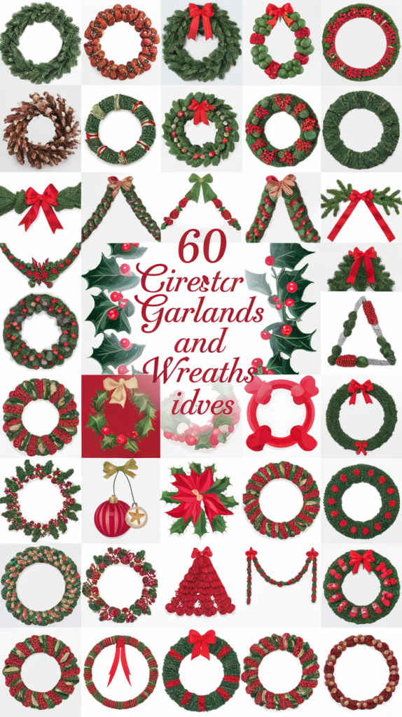 60 Christmas Garlands And Wreaths Ideas