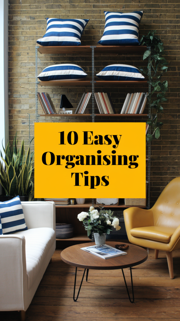 10 Easy Organising Tips