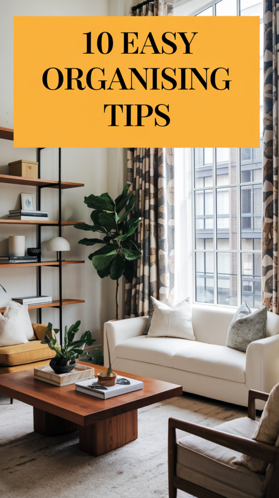 10 Easy Organising Tips