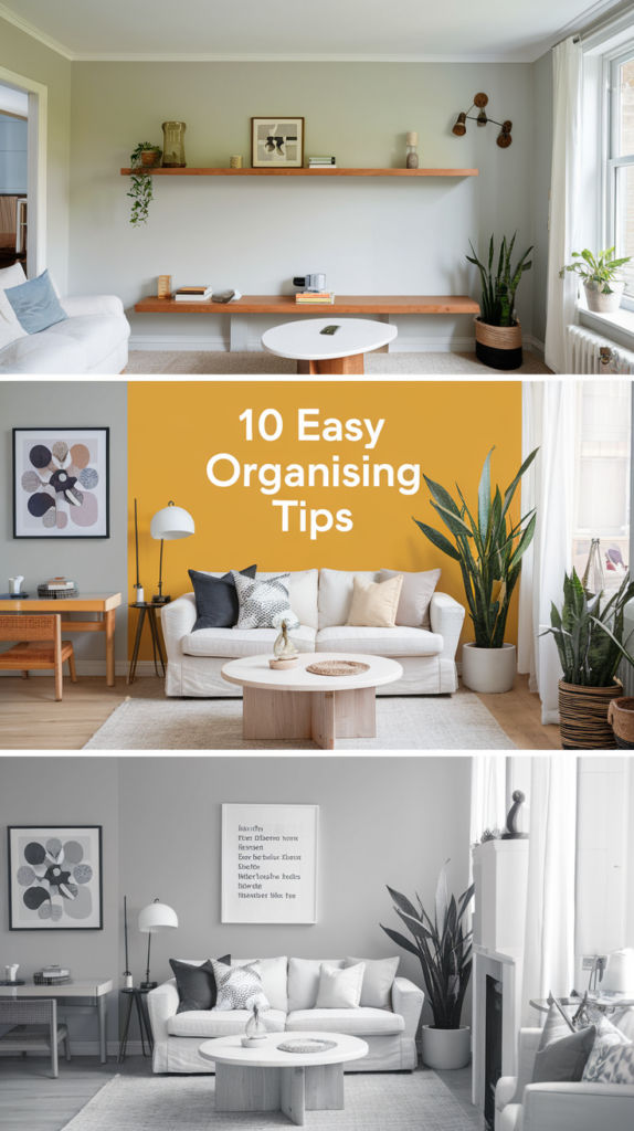 10 Easy Organising Tips