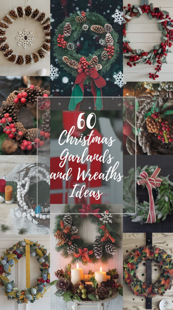 60 Christmas Garlands And Wreaths Ideas