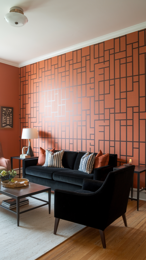 7 Orange and Black Living Room Décor Ideas