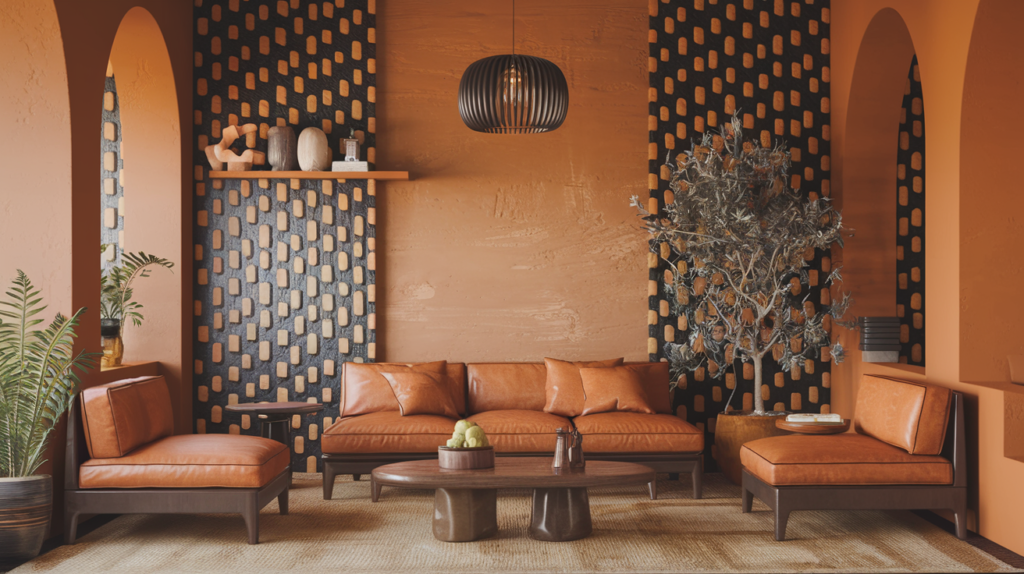 7 Orange and Black Living Room Décor Ideas