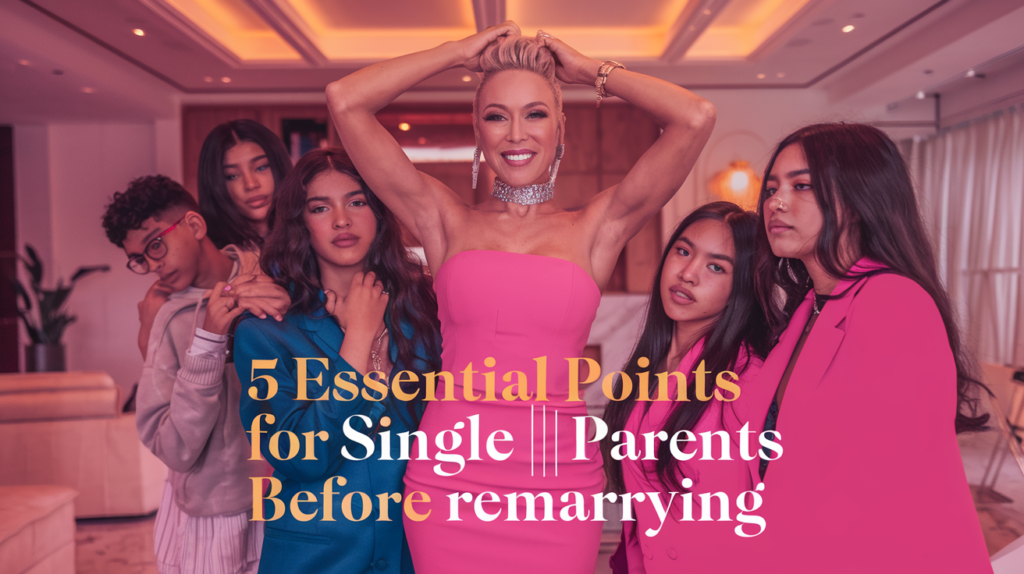 5 Essential points for single parents before remarrying