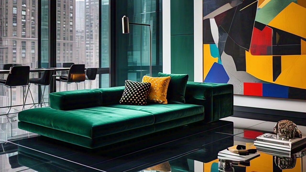 3 Ways To Beautify Your Boring Green Sofa