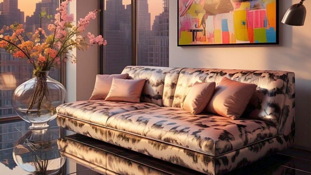 3 Cat Print sofa Ideas