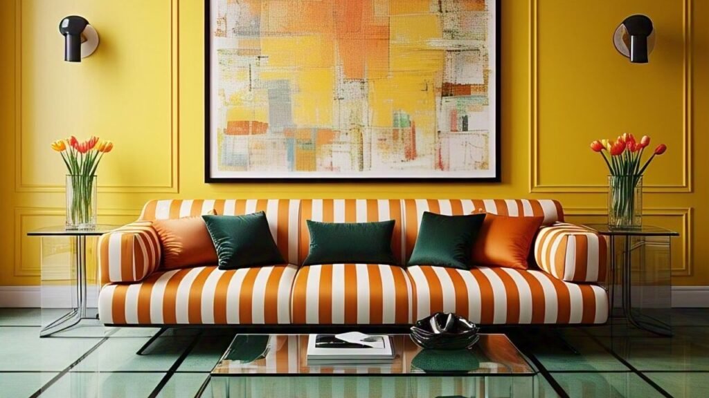 The Best Celebrity Style Stripe Sofas