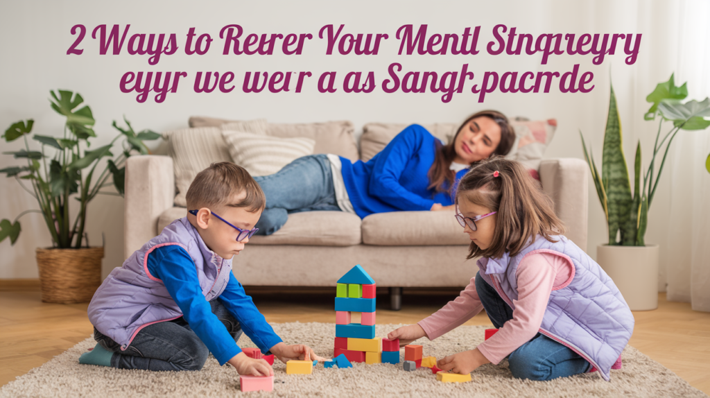 2 Ways To Renew Your Mental Strength Every Week As A Single Parent