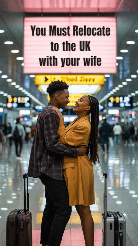 You Must Relocate To The UK With Your Wife - Nigerian Man Warns
