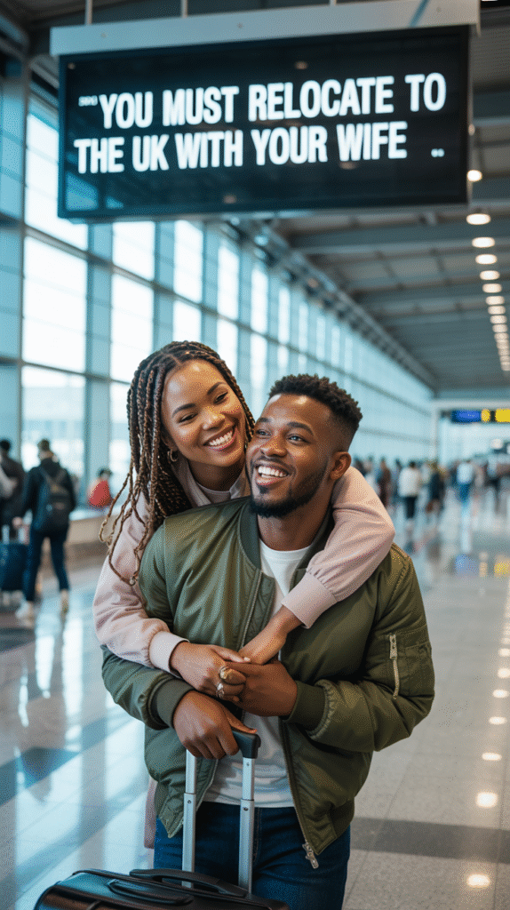 You Must Relocate To The UK With Your Wife - Nigerian Man Warns