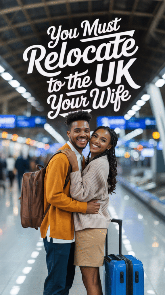 You Must Relocate To The UK With Your Wife - Nigerian Man Warns