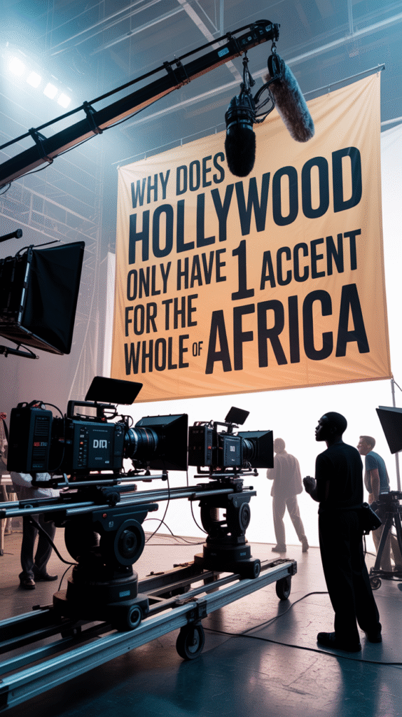 Why Does Hollywood only have 1 accent for the whole of Africa