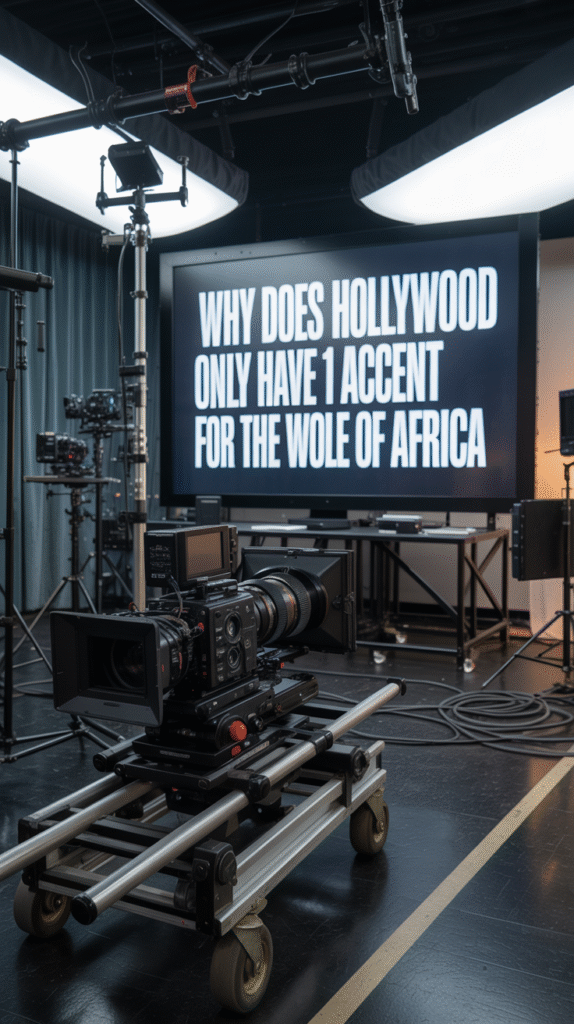 Why Does Hollywood only have 1 accent for the whole of Africa