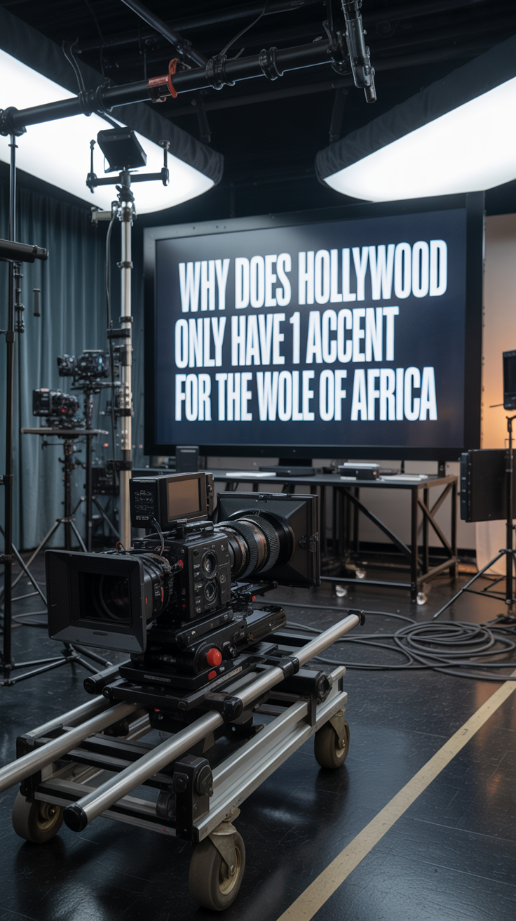 Why Does Hollywood only have 1 accent for the whole of Africa