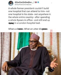 Nigerians Fume As former president dies In London