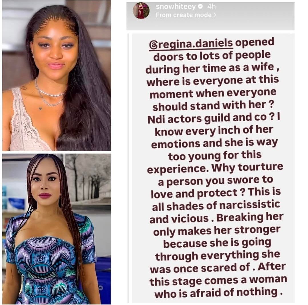 Regina Daniel's Mum Personally handed her To Me - Ned Nwoko